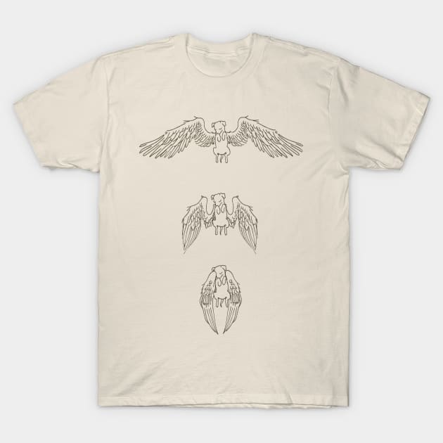From the sky T-Shirt by DOGNEIGHBOUR